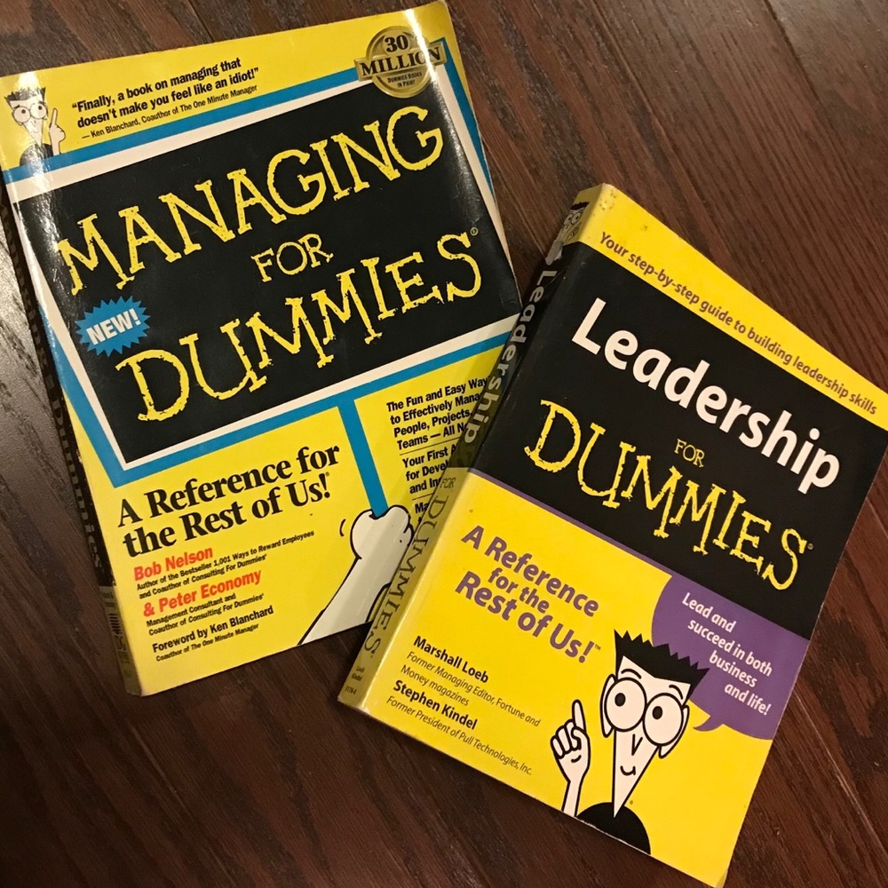 🤓Leadership and Managing for dummies book set